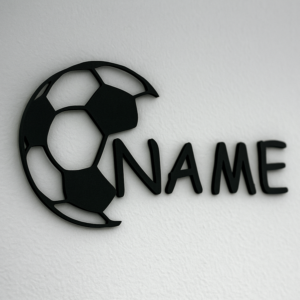Personalized Soccer Wall Art