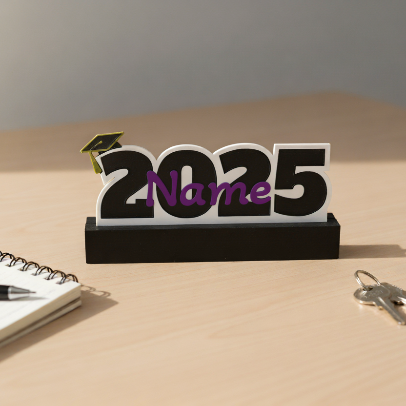 Custom Grad Desk Sign '25